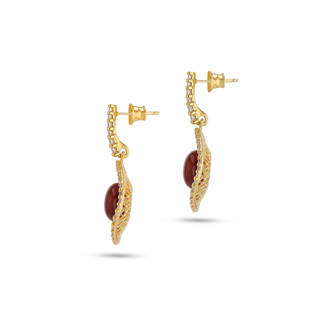 Goddess of Zircons Cherry Earrings - Koraba