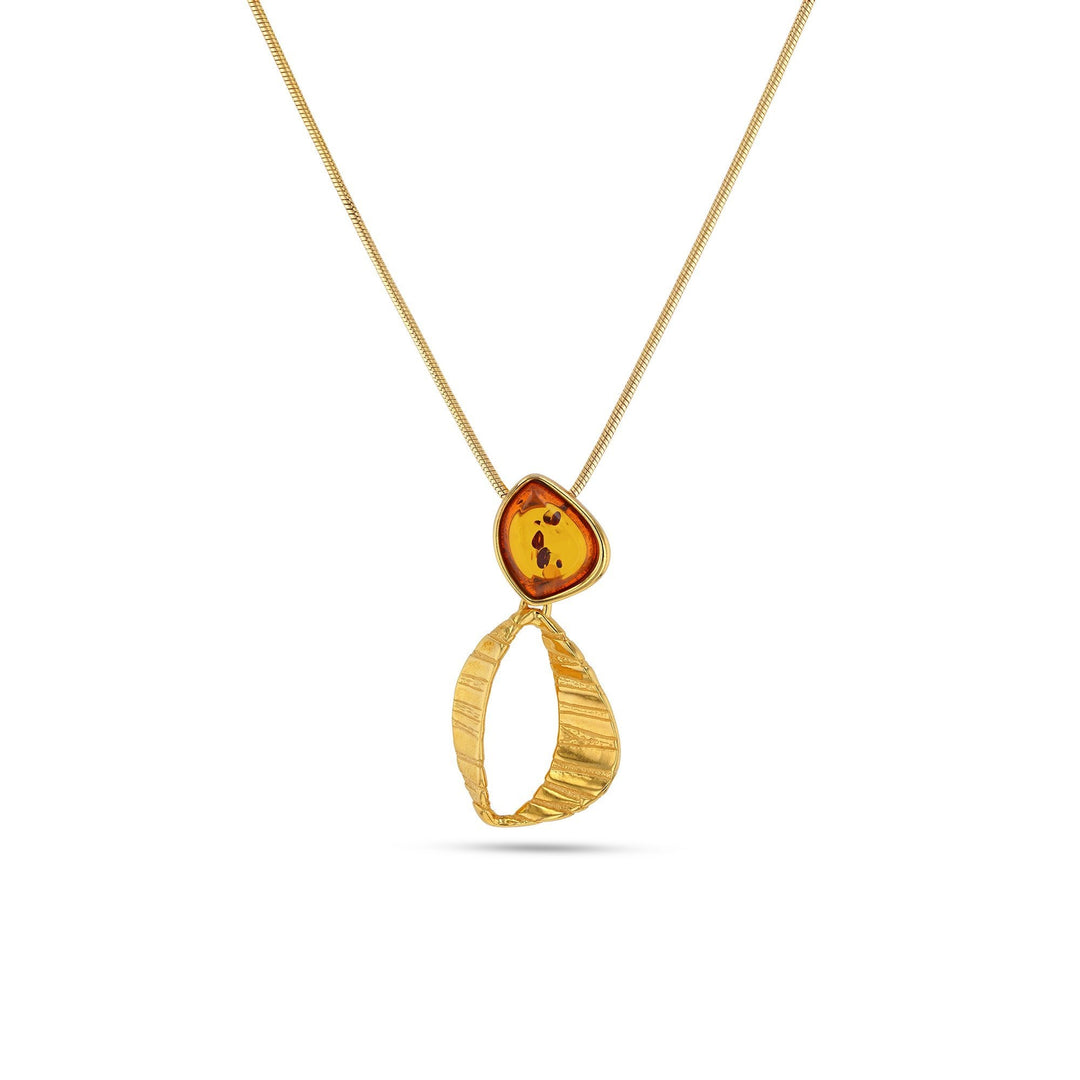 Goldie Locks Cognac Pendant - Koraba