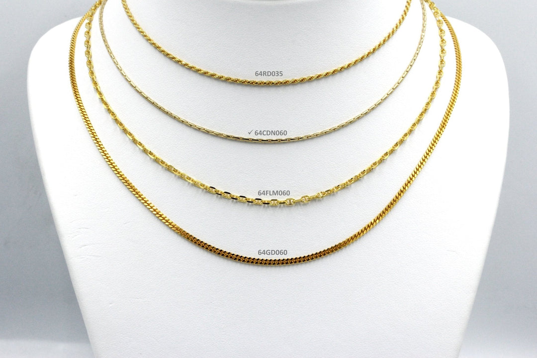 Koraba Silver 925 Gold Plated CDN Chain - Koraba