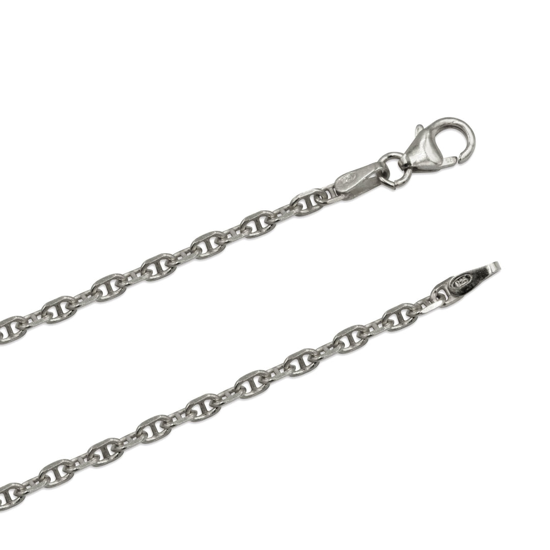 Koraba Silver 925 Rhodium Plated FLM Chain - Koraba