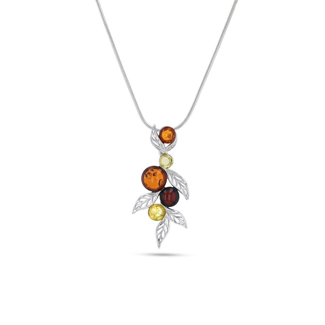 Silver Leaf Branch Pendant - Koraba