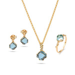 Załaduj obraz do przeglądarki galerii, Pierścień Frost Topaz Blue
