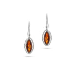 Load image into Gallery viewer, Web of Amber Earrings
