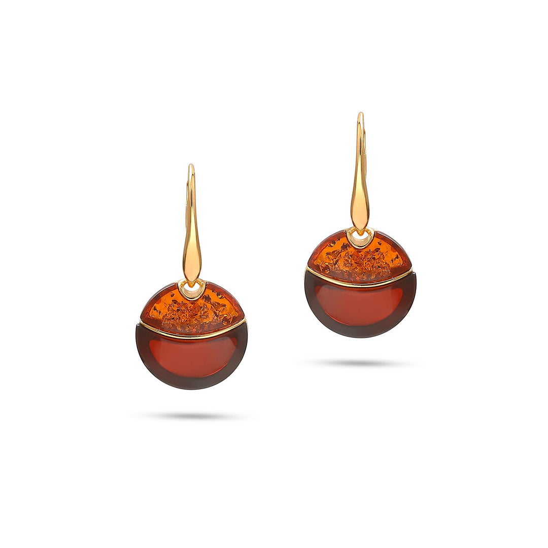 Boucles d'oreilles amulette croissant