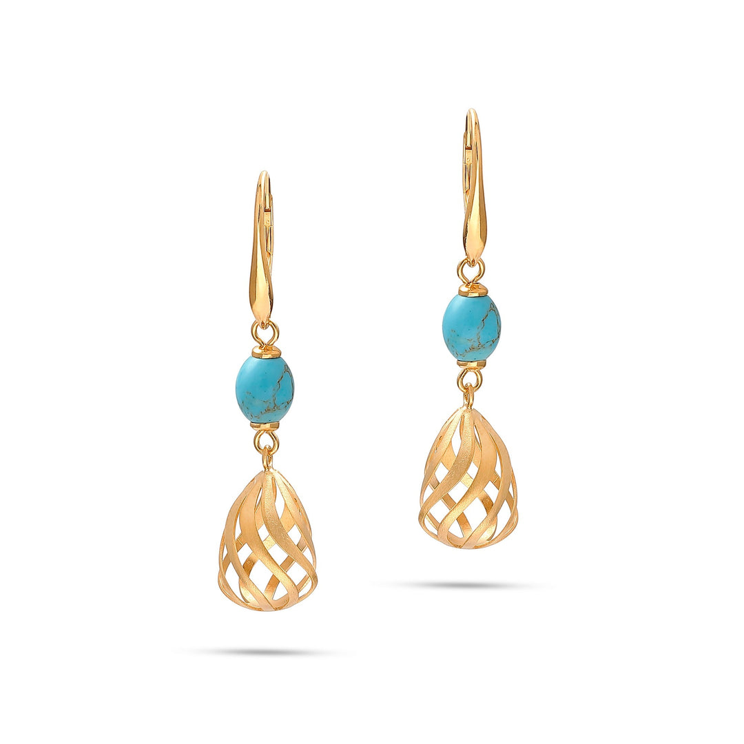 Kolczyki Royal Bell Turquoise