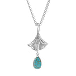 Załaduj obraz do przeglądarki galerii, Wisiorek Ginko Turquoise
