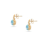 Załaduj obraz do przeglądarki galerii, Kolczyki Frost Topaz Blue

