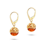 Załaduj obraz do przeglądarki galerii, Kolczyki Amber Honey Nest
