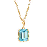 Charger l&#39;image dans la galerie, Pendentif Princesse Topaze Bleue
