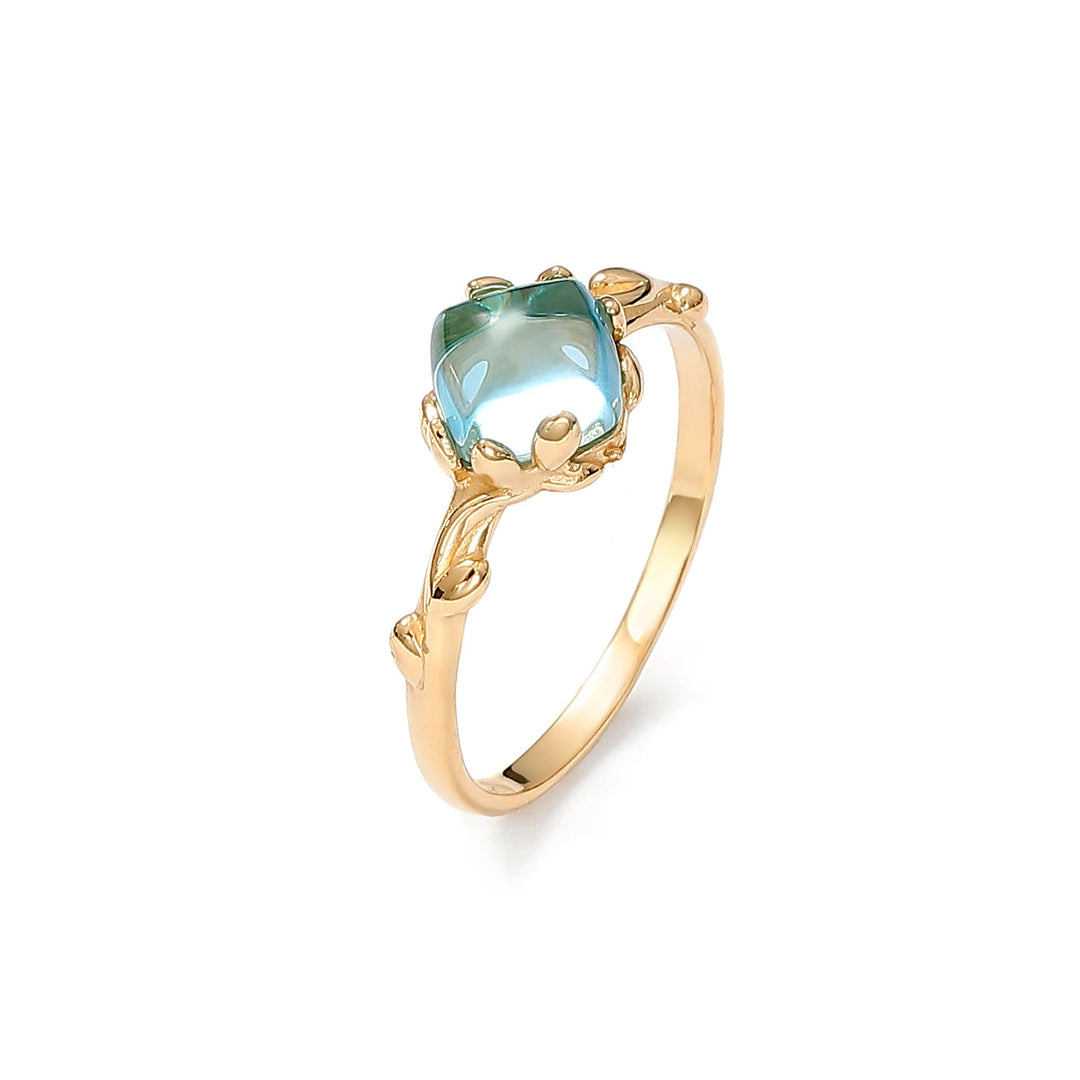 Pierścień Frost Topaz Blue