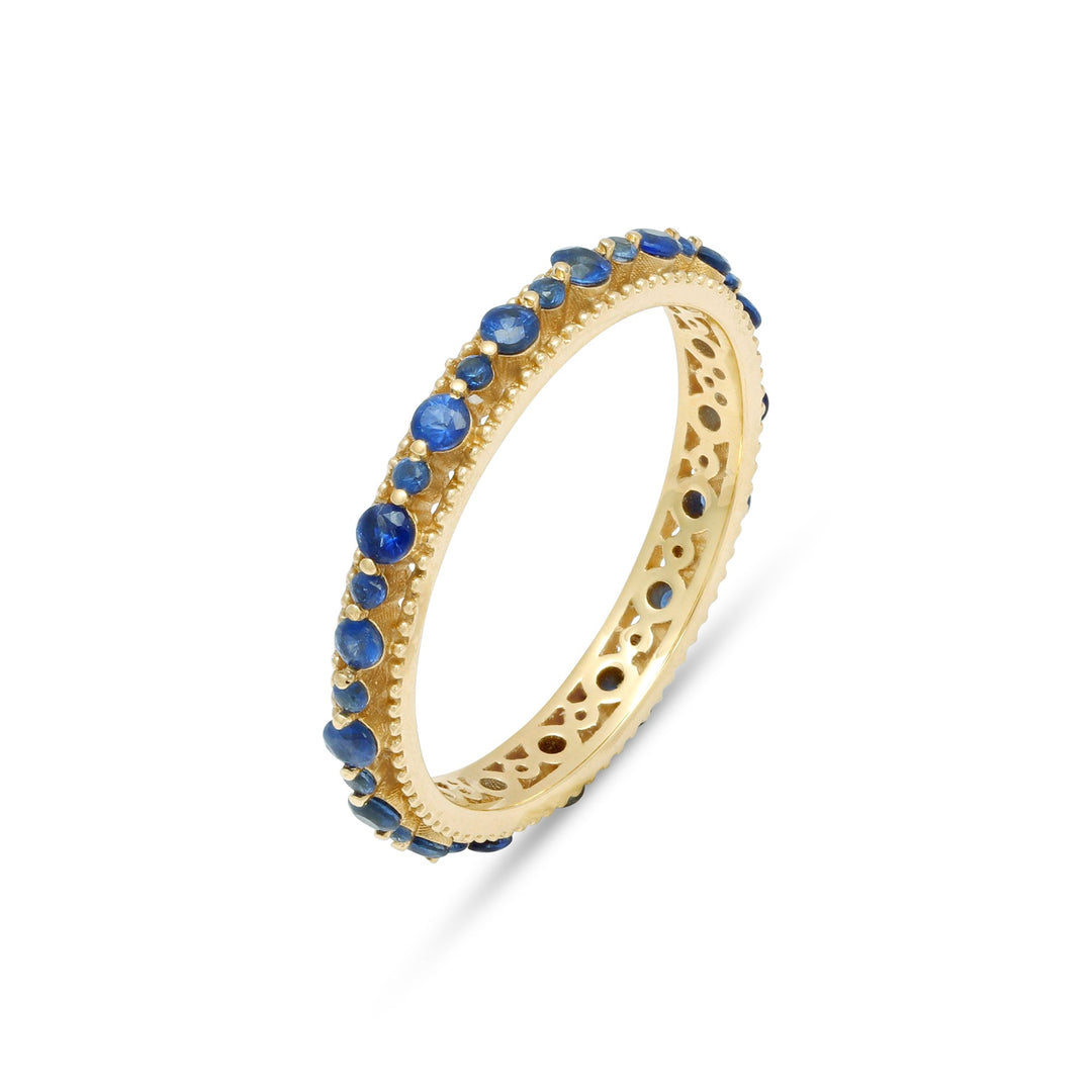 Pierścień Verona Banded Blue