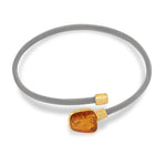 Charger l&#39;image dans la galerie, Bracelet manchette enveloppé en ambre
