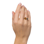 Load image into Gallery viewer, Silver Arch Honey Ring

