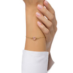 Charger l&#39;image dans la galerie, Bracelet rose taille carrée Frozen Lake
