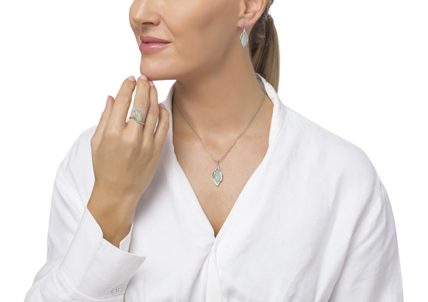Kolczyki Silver Storm Aqua