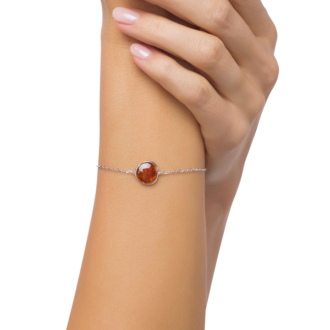 Bracelet Amulette Ronde Miel
