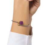 Load image into Gallery viewer, Wrapped Cuff Agate Bracelet
