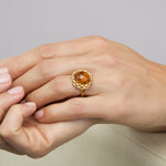 Load image into Gallery viewer, Lady of Amber Ring
