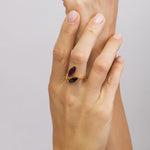 Load image into Gallery viewer, Morning Dew Purple &amp; Cherry Ring
