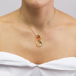 Load image into Gallery viewer, Goldie Locks Honey Pendant
