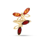 Charger l&#39;image dans la galerie, Bague Libellule au miel
