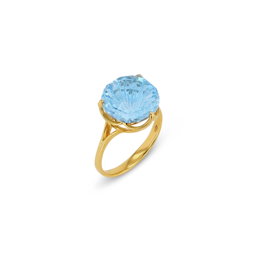 Glacier Round Cut Ring
