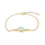 Charger l&#39;image dans la galerie, Bracelet bleu coupe carrée Frozen Lake
