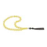 Charger l&#39;image dans la galerie, Chapelet de 33 perles rondes en ambre blanc de la Baltique
