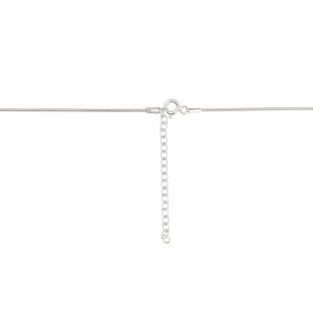 Silver Storm Aqua Pendant