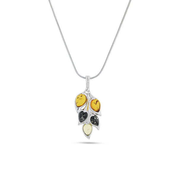 Ash Leaf Tricolor Pendant - Koraba