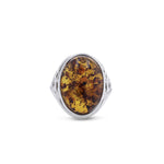 Załaduj obraz do przeglądarki galerii, Cliff Oval Cognac Ring - Koraba
