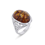 Załaduj obraz do przeglądarki galerii, Cliff Oval Cognac Ring - Koraba
