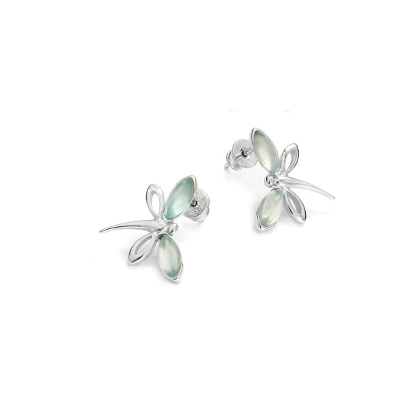 Dragon Fly Aqua Earrings - Koraba