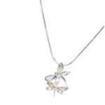 Załaduj obraz do przeglądarki galerii, Dragon Fly Pink &amp; Aqua Pendant - Koraba

