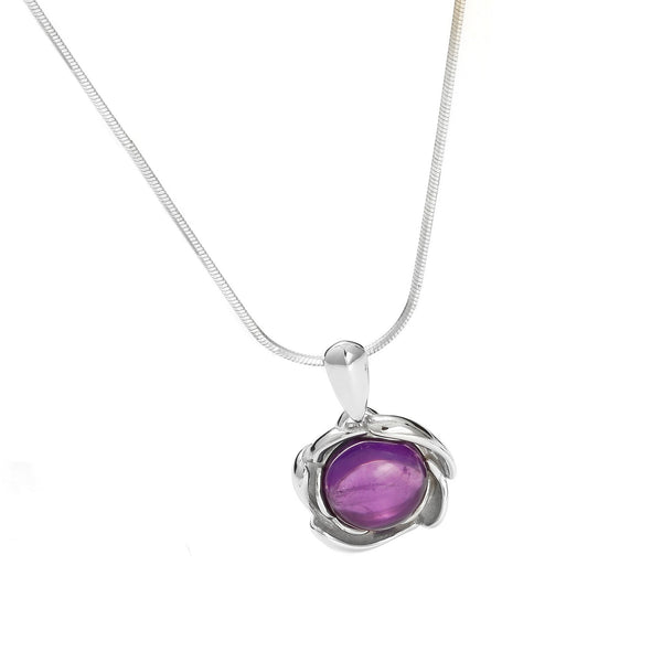 Eye of the Storm Purple Pendant - Koraba