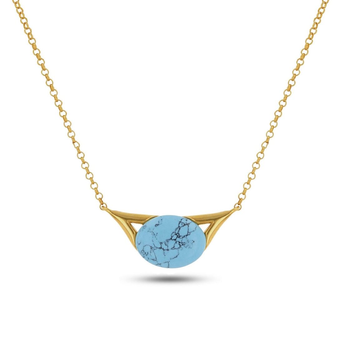 Eye of Turquoise Necklace - Koraba