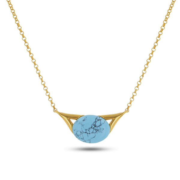 Eye of Turquoise Necklace - Koraba