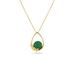 Załaduj obraz do przeglądarki galerii, Flower Garland Deep Green Pendant - Koraba
