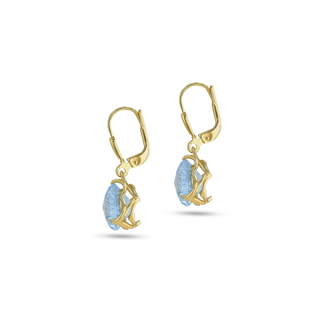 Glacier Round Cut Earrings - Koraba