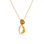 Load image into Gallery viewer, Goldie Locks Cognac Pendant - Koraba
