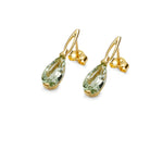 Załaduj obraz do przeglądarki galerii, Green River Drop Cut Earrings - Koraba
