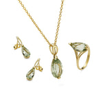 Załaduj obraz do przeglądarki galerii, Green River Drop Cut Pendant - Koraba
