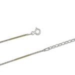 Załaduj obraz do przeglądarki galerii, Koraba Silver 925 Gold Plated CDT Chain 106cm - Koraba

