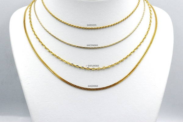 Koraba Silver 925 Gold Plated FLM Chain - Koraba