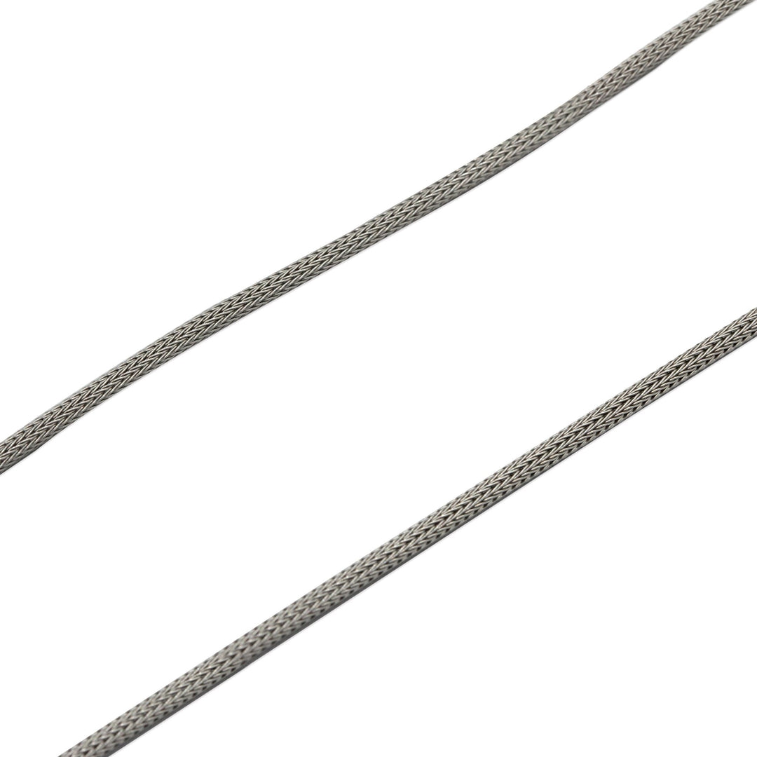 Koraba Silver 925 Rhodium Plated CZ Chain - Koraba