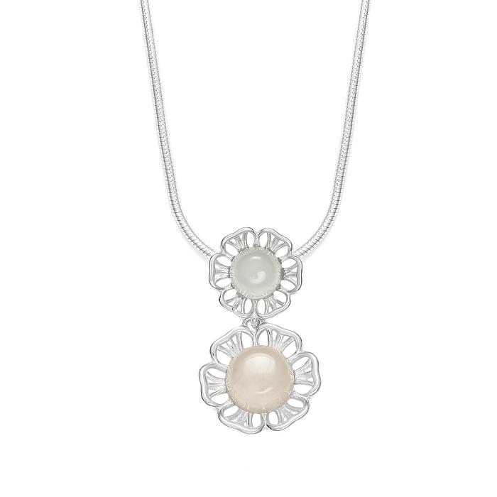 Poppy Pink & Blue Pendant - Koraba