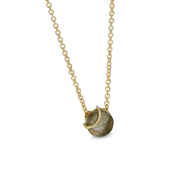Raw Amulette Labradorite Necklace - Koraba