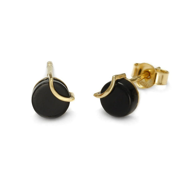 Raw Amulette Onyx Earrings - Koraba