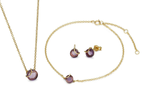 Raw Amulette Purple Amethyst Full Set - Koraba