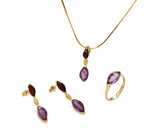 Załaduj obraz do przeglądarki galerii, Reflection Purple Earrings - Koraba
